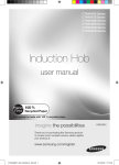 Samsung CTN464KB014 Burner Induction Hob User Manual