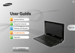 Samsung N230
10.1" Netbook User Manual (Windows 7)