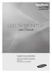 Samsung 23" T23A750Series 7 LED HDTV 3D Monitor User Manual