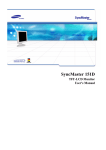 Samsung 151D User Manual