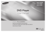 Samsung DVD-E350 User Manual