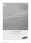 Samsung VC07H40F1VR CycloneForce Compact Cylinder Vacuum Cleaner User Manual (Windows 7)