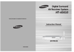 Samsung AV-R610 User Manual