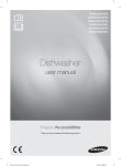 Samsung DW60H3010FV Freestanding Dishwasher User Manual