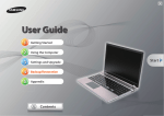 Samsung NP550P5C 15.6" Series 5 Notebook
 User Manual (Windows 7)
