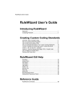 RuleWizard User's Guide