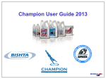 Champion User Guide 2013