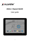 Alldro 3 Speed QUAD User guide