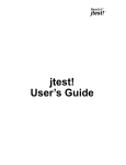 jtest! User's Guide