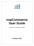 nopCommerce User Guide
