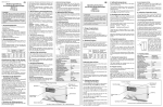 Bedienungsanleitung für Zweidrahtuhrenthermostat INSTAT 2 TYP