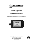 K-Factor Scaler F5140 and Programming Kit F5141
