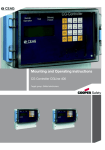 Mounting and Operating instructions