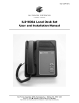 ILD1000A Local Desk Set User and Installation Manual - GAI