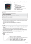 AI808 Series Intelligent Temperature Controller User Manual