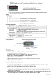 SQ8 Displacement Transducer Meter User Manual