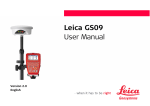 Leica GS09 User Manual