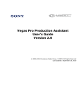 Production Assistant User's Manual