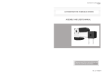 automatism for overhead doors assembly and user's manual