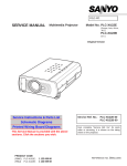 Service Manual PLC-XU22E/XU22B