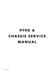 PT9O A CHASSIS SERVICE MANUAL