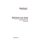MCSetLite User Guide