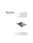 Surfer 8 User's Guide