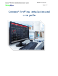 Connex® ProView installation and user guide