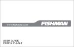 www.fishman.com USER GUIDE PREFIX PLUS-T