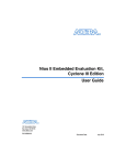 Nios II Embedded Evaluation Kit, Cyclone III Edition User Guide