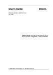 User's Guide RIGOL DM3058 Digital Multimeter