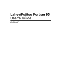 Lahey/Fujitsu Fortran 95 User's Guide