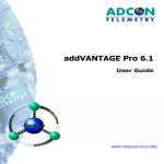 addVANTAGE Pro 6.1 User Guide