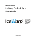 IceWarp Server Outlook Sync User Guide