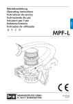 Betriebsanleitung Operating Instructions Instructions de service