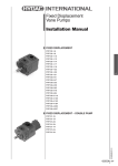 Fixed Displacement Vane Pumps Installation Manual