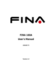 FINA 160A User's Manual