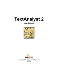 TextAnalyst 2.0 User Manual