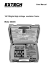 User Manual 10KV Digital High Voltage Insulation Tester Model