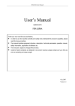 User's Manual