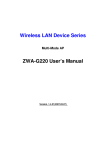 Wireless LAN Device Series ZWA