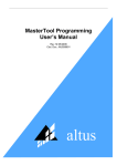 MasterTool Programming User's Manual