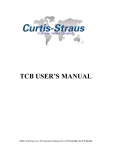 TCB USER'S MANUAL