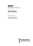 Belt Heat Flux Sensor USER MANUAL