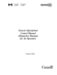 Generic Operational Control Manual