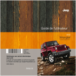 2012 Jeep Wrangler User Guide - French Canadian