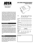 DLS 12VDC Owners Manual