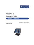 OM-5700-Owners Manual - Globe POS Systems Inc.