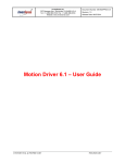 Motion Driver 6.0 User Guide - Digi-Key