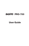 PRO-700 User Guide